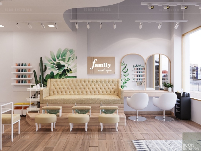 Mẫu thiết kế phòng nail spa - Hình 3