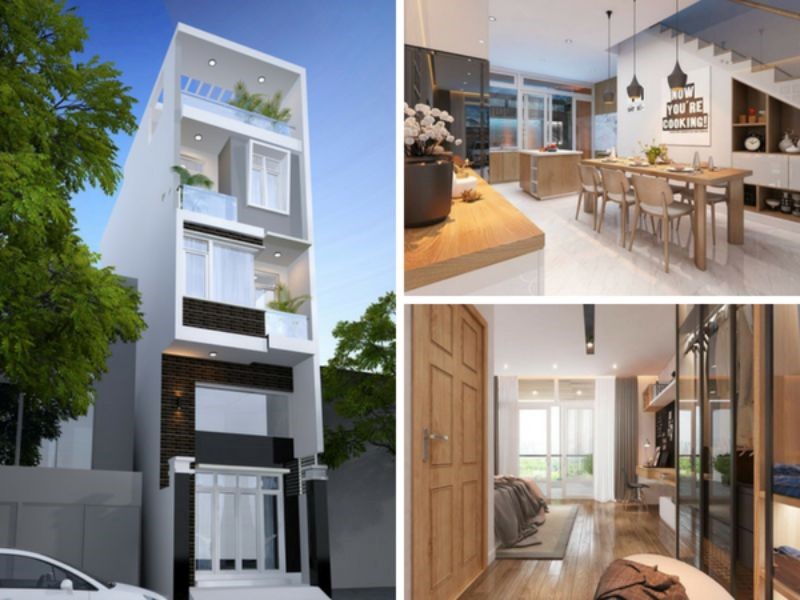 Báo giá chi phí xây nhà 1 trệt 3 lầu tại Phú Mỹ, Bà Rịa Vũng Tàu