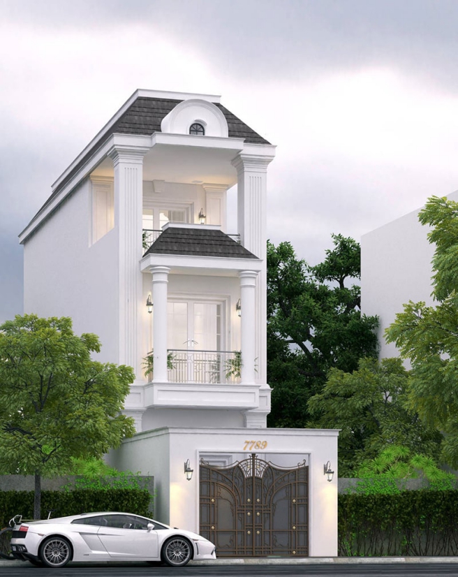 Tổng quan thiết kế nhà 3 tầng 5x15m đẹp - Hình 2