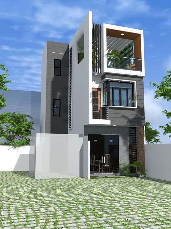 Tổng quan thiết kế nhà 3 tầng 5x15m đẹp - Hình 3