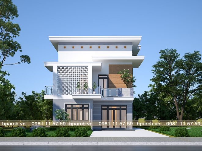 Hình ảnh nhà 3 tầng đẹp diện tích 8x15m - Mẫu thiết kế số 6