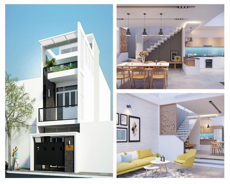 Báo giá chi phí xây nhà 1 trệt 2 lầu tại Bắc Tân Uyên, Bình Dương mới