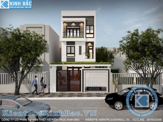 Ấn tượng với mẫu thiết kế nhà 3 tầng 75m2 - Hình 4