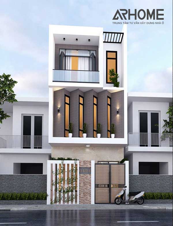 Phối cảnh 3 tầng 600 triệu đồng