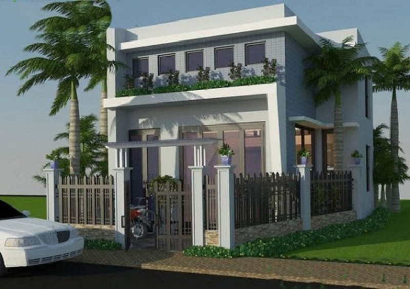 Mẫu nhà 300 triệu có gác lửng