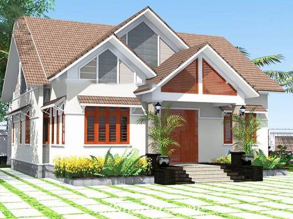 Mẫu nhà 300 triệu mái thái