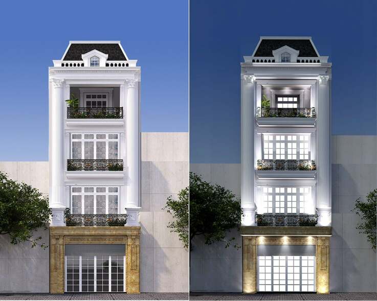 Báo giá chi phí xây nhà 1 trệt 3 lầu tại Dầu Tiếng, Bình Dương chi tiết