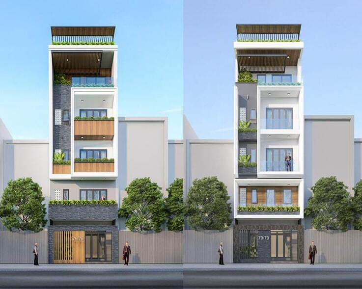 Báo giá chi phí xây nhà 4 tầng tại Tân Uyên, Bình Dương