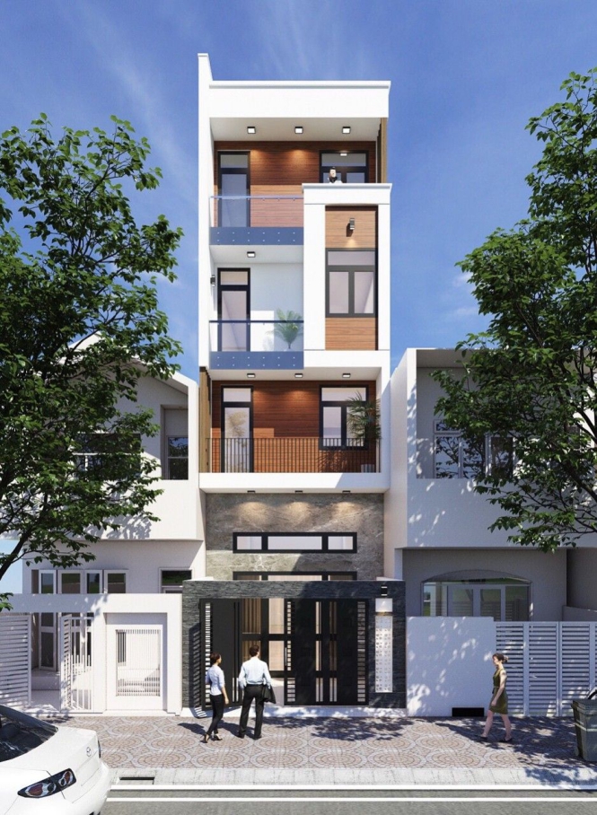 Thiết kế nhà 4 tầng diện tích 40m2 - Hình 3