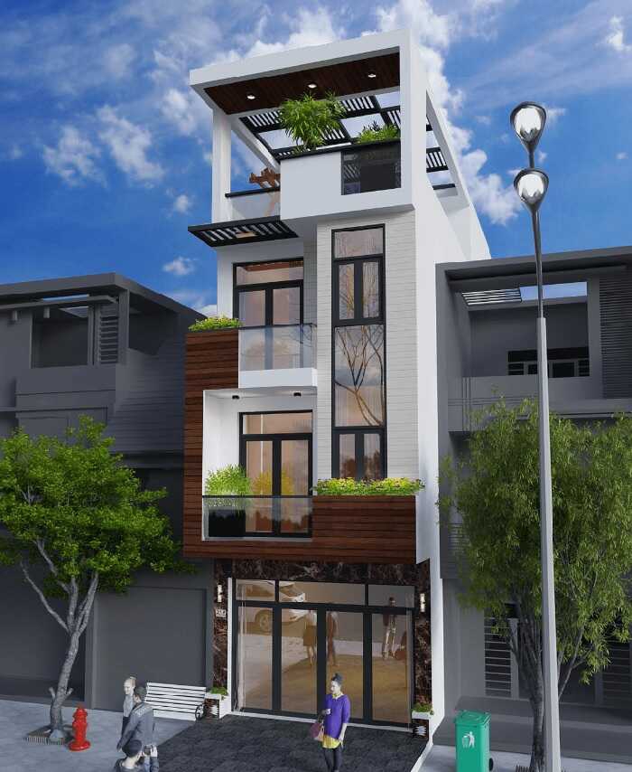 Tuyển chọn những mẫu nhà 4 tầng diện tích 4x10m - Hình 1