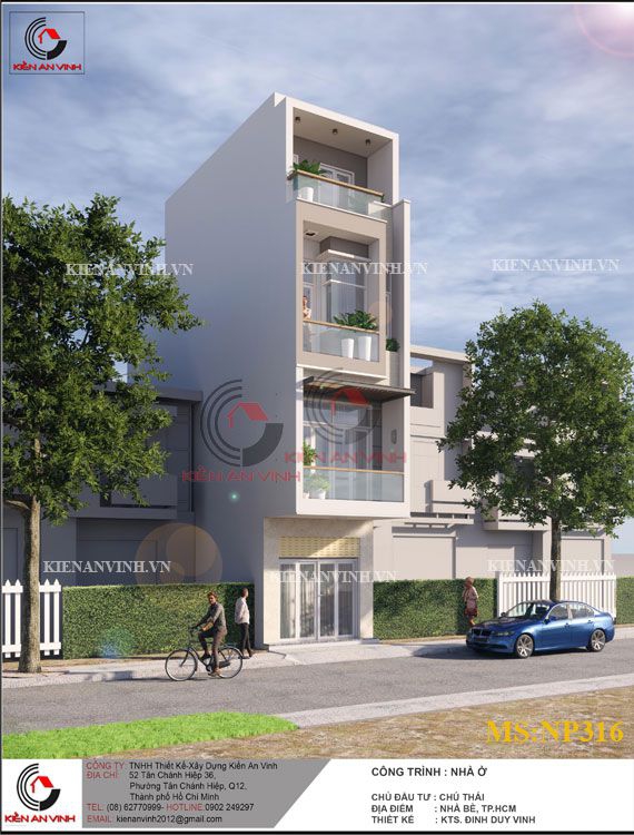 Tuyển chọn những mẫu nhà 4 tầng diện tích 4x10m - Hình 6