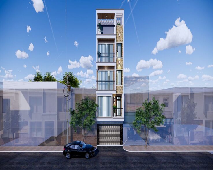 Báo giá chi phí xây nhà 4 tầng tại Định Quán, Đồng Nai chi tiết