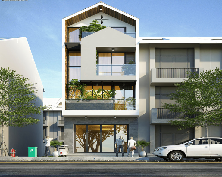 Báo giá chi phí xây nhà 1 trệt 3 lầu tại Bàu Bàng, Bình Dương chi tiết