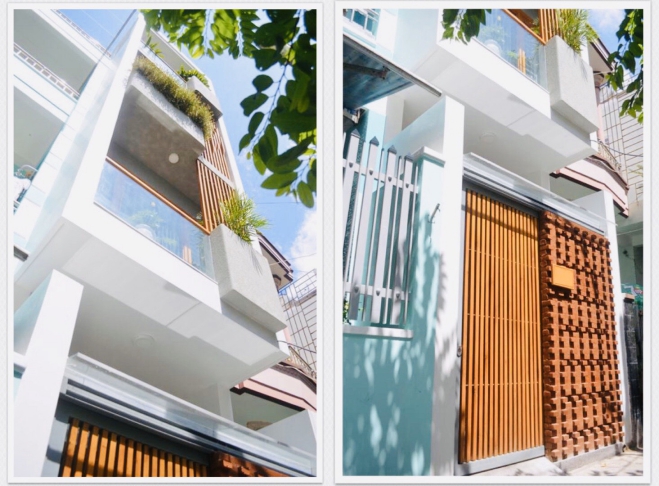 Phối cảnh thiết kế nhà 4 tầng 40m2