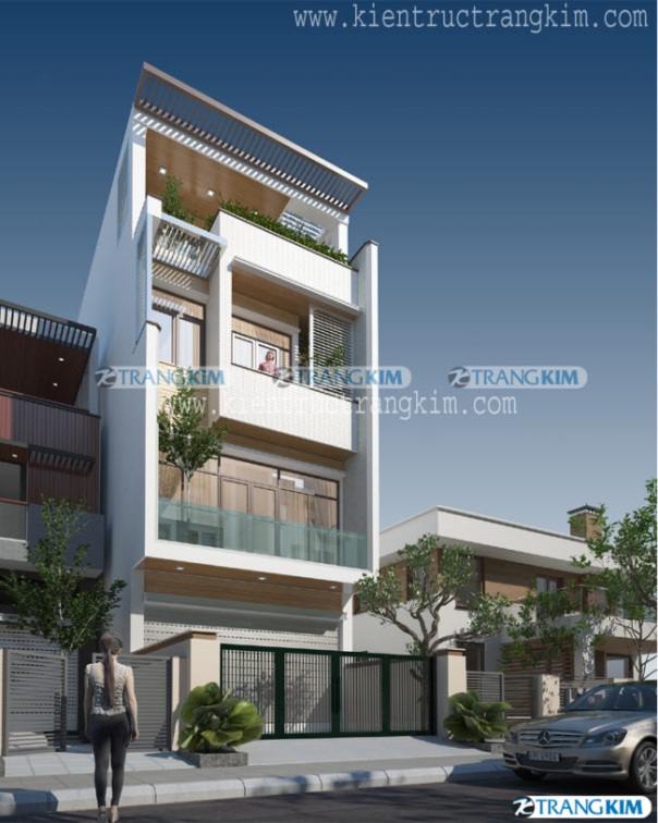 Ý tưởng thiết kế nhà 4 tầng mặt tiền 6m - Hình 6