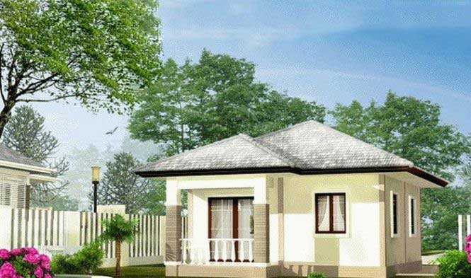 Thiết kế nhà cấp 4 đẹp 50m2 - Hình 10