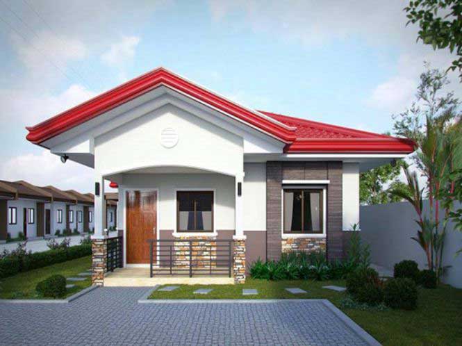 Thiết kế nhà cấp 4 đẹp 50m2 - Hình 4