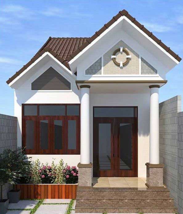 Thiết kế nhà cấp 4 mái thái 5×20 có 3 phòng ngủ tiện nghi