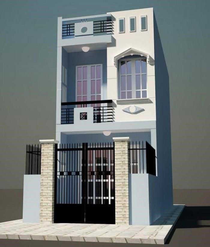 Mẫu nhà ống 2 tầng 50m2