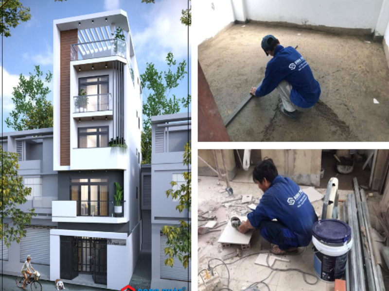 Báo giá chi phí xây nhà 1 trệt 2 lầu tại Bà Rịa Vũng Tàu tiết kiệm