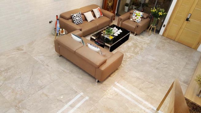 ưu điểm của gạch lát nền phòng khách