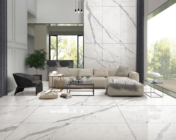 Giới thiệu gạch ốp tường phòng khách 