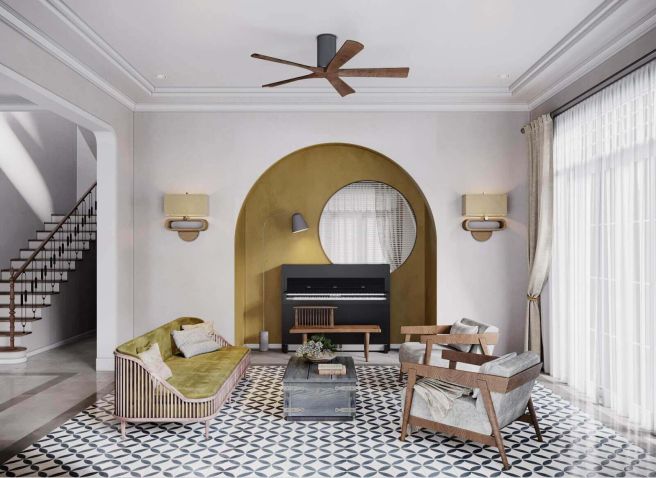 Phong cách thiết kế nội thất Indochine - Hình 2