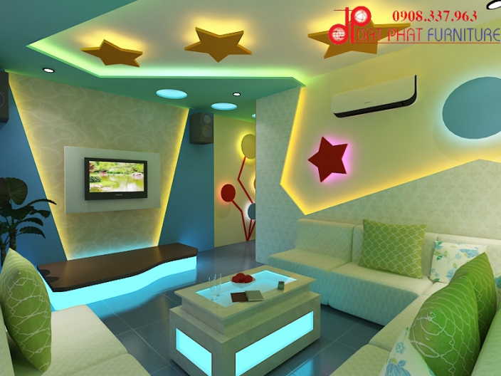 Mẫu phòng karaoke diện tích nhỏ đẹp - Hình 3