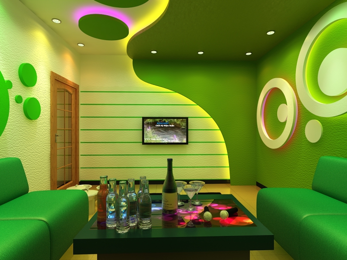 Mẫu phòng karaoke diện tích nhỏ đẹp - Hình 7