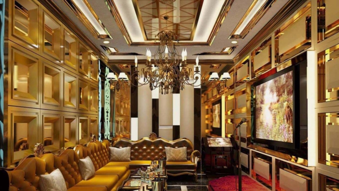 Khám phá mẫu phòng karaoke tân cổ điển đẹp - Hình 4