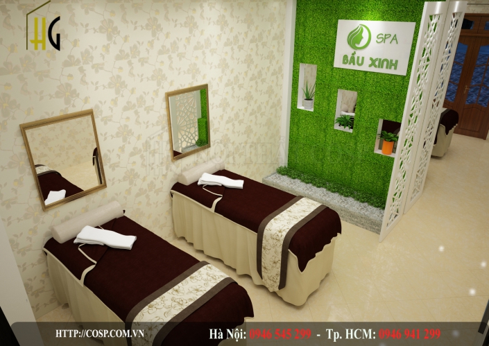 Mẫu phòng spa diện tích 50m2 - Hình 6