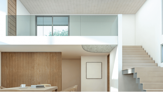 Nhà tiền chế có gác lửng