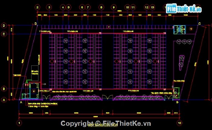 Bản vẽ thi công phòng cháy chữa cháy - Hình 4