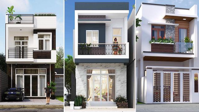 Thiết kế mặt tiền nhà phố 4m