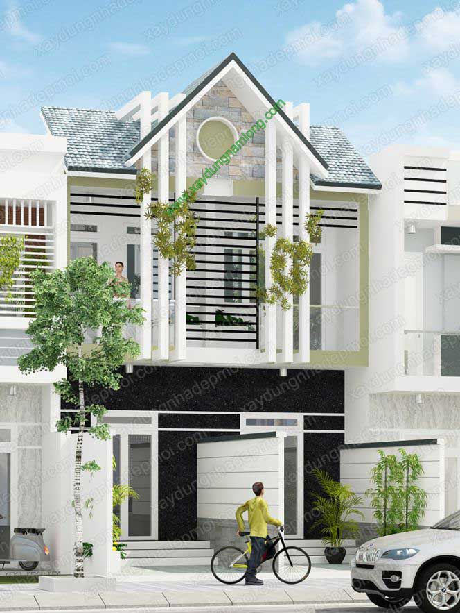 Xây dựng nhà phố 2 tầng liền kề nhau