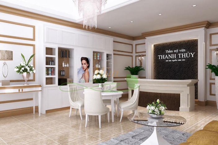 Hình ảnh mẫu phòng khách spa đẹp - Thiết kế 3