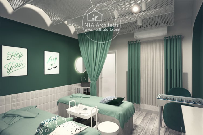 Ý tưởng thiết kế phòng spa mini nhỏ xinh - Hình 3