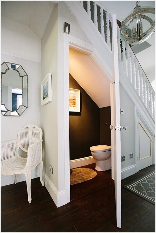 lợi ích của thiết kế nhà vệ sinh dưới chân cầu thang