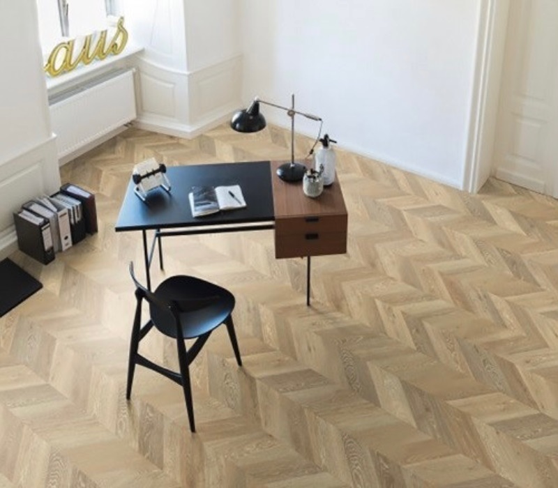 Thiết kế sàn gỗ xương cá Đức đẹp 2024