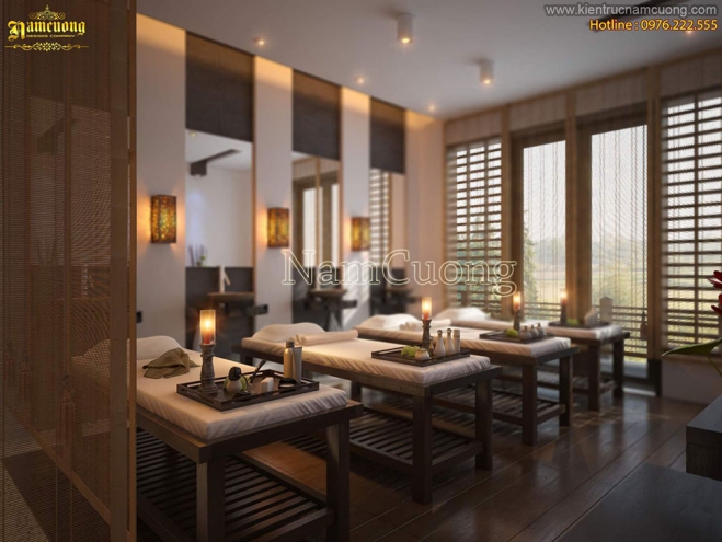 Mẫu phòng spa phong cách mộc ấn tượng - Thiết kế 8