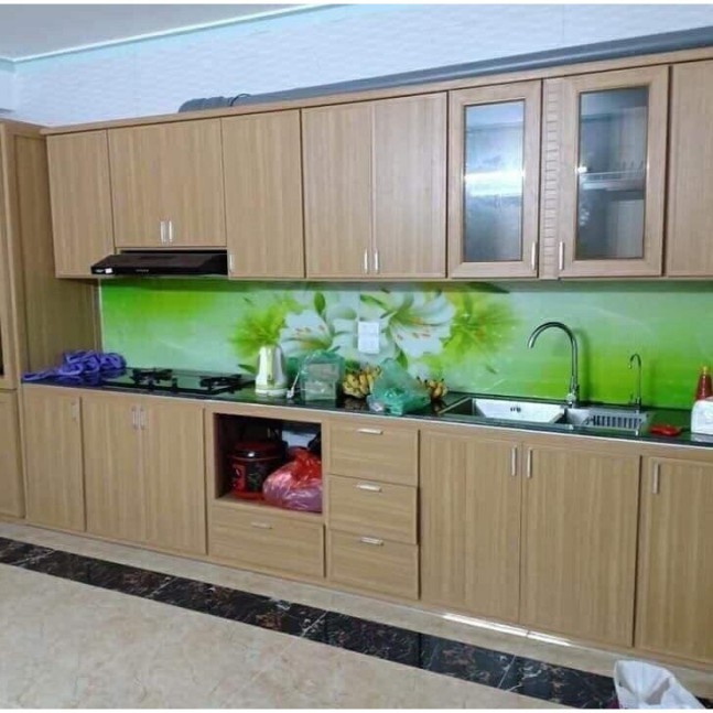Mẫu tủ bếp nhựa giá rẻ