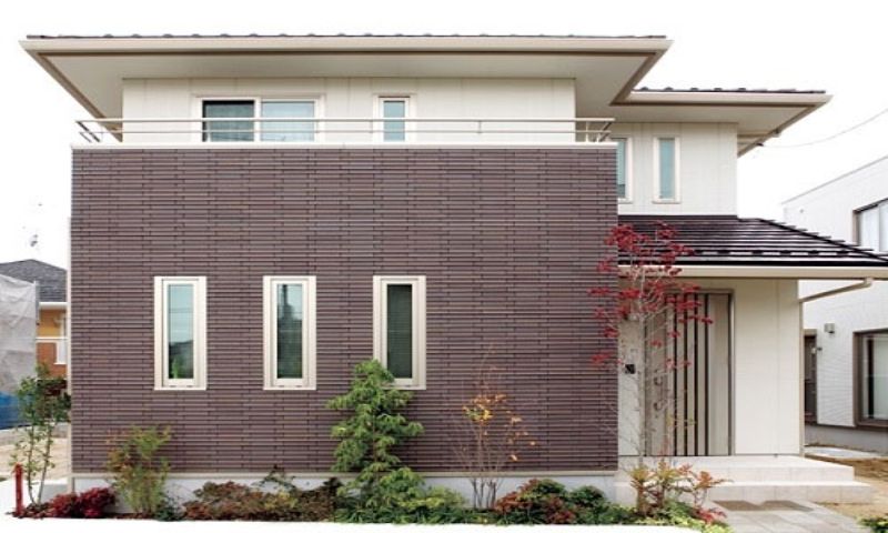 Ưu điểm của gạch thẻ ốp tường ngoài trời