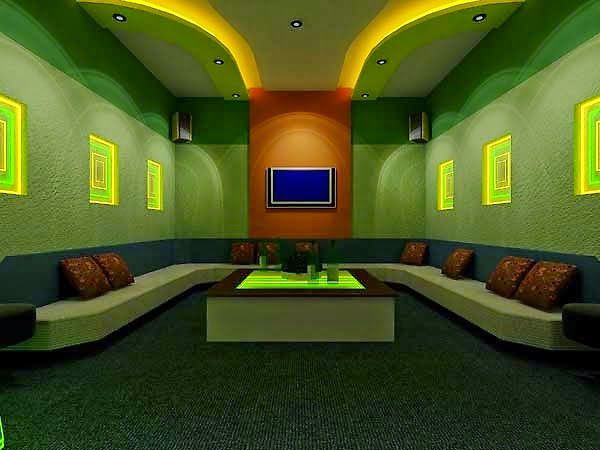 Mẫu vách thạch cao phòng karaoke - Hình 5