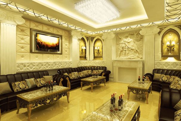 Mẫu vách thạch cao phòng karaoke - Hình 8